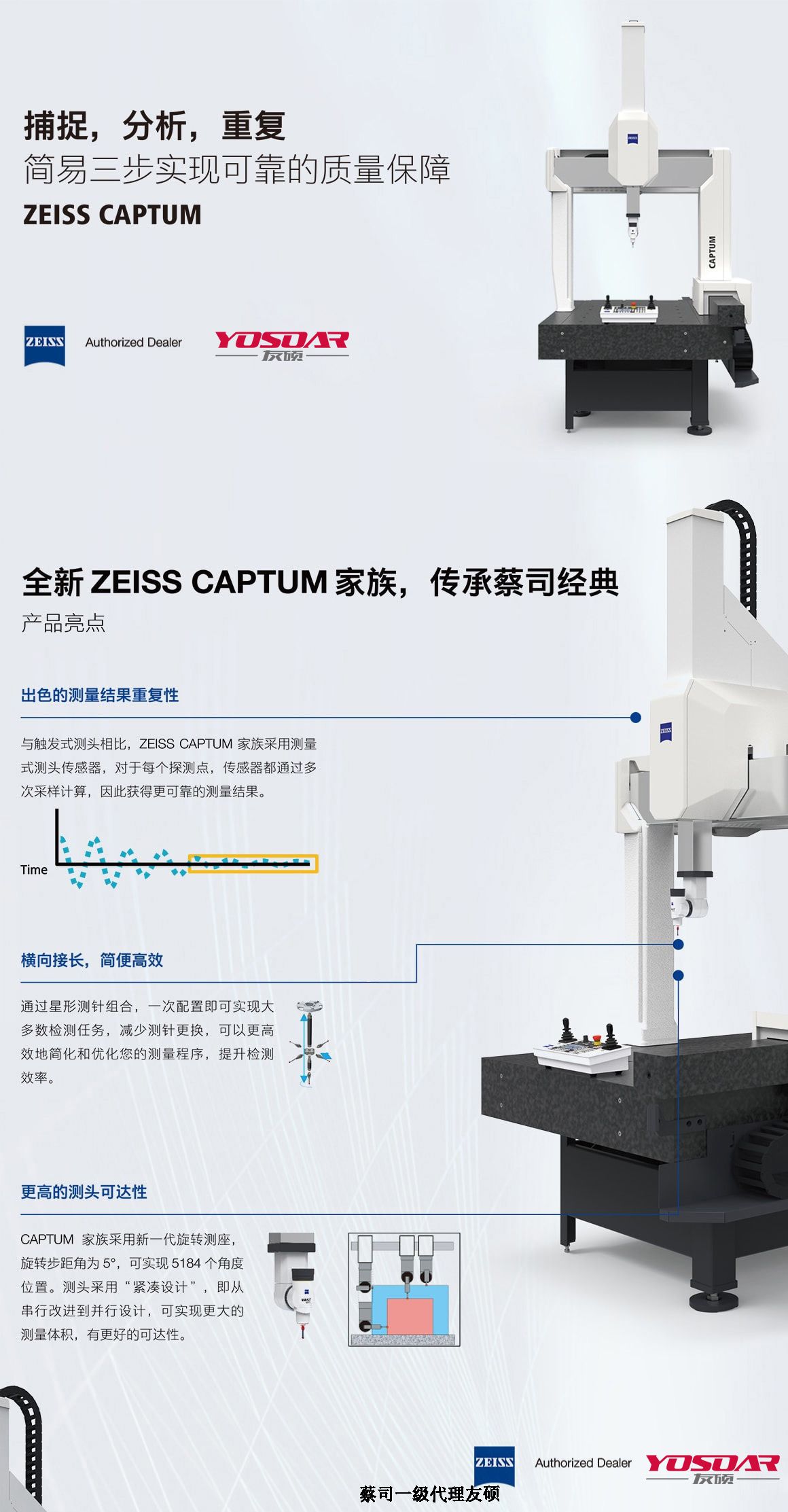 抚顺蔡司三坐标CAPTUM